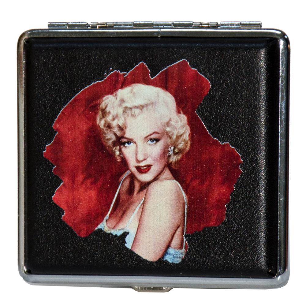 Maço Marilyn Monroe Desen Deri Sigara Tabakası
